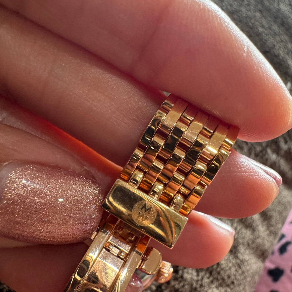 $3900 Stunning Michele CSX Diamond Rose Gold Watch 26mm Excellent Condition - Picture 8 of 16
